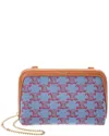 Celine Canvas Crossbody In Blue