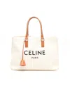 Celine Céline Canvas Horizontal Cabas Tote Bag