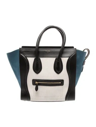 Pre-owned Celine Canvas Luggage Mini
