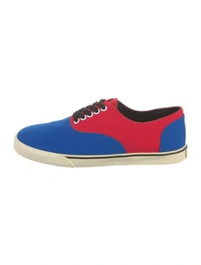 Pre-owned Celine Canvas Printed Sneakers In Multi