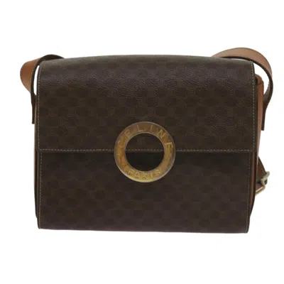 Pre-owned Celine Canvas Shoulder Bag () In Brown