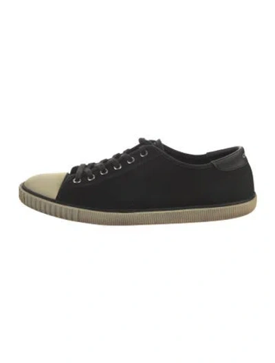 Pre-owned Celine Canvas Sneakers In Black