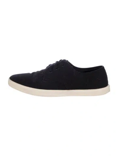 Pre-owned Celine Canvas Sneakers In Black