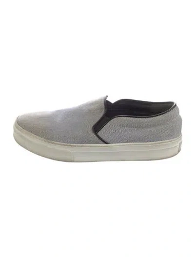 Pre-owned Celine Canvas Sneakers In Gray