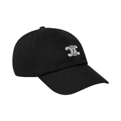 Pre-owned Celine Cap Triomphe 'black' | Men's Size Onesize