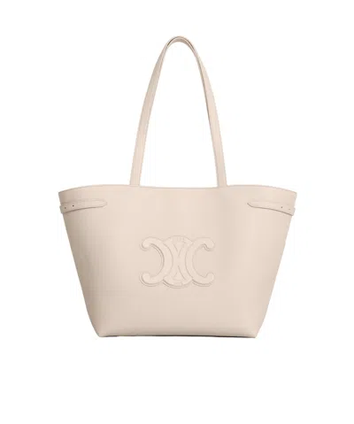 Celine Capas Anay S Medium Handbag In Panna