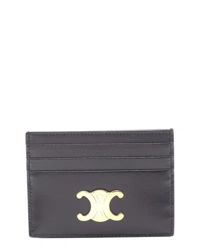Pre-owned Celine Card Case Black (authentic Pre-loved)