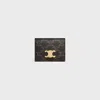Celine Card Case In Brown