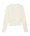 Celine Cardigan In Cotton Pointelle