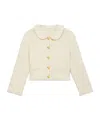 Celine Cardigan Jacket In Cotton In Off White