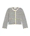 Celine Cardigan Jacket In Crochet Cotton In Multi