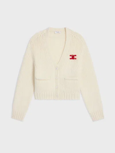 Celine Cardigan Woman  In White