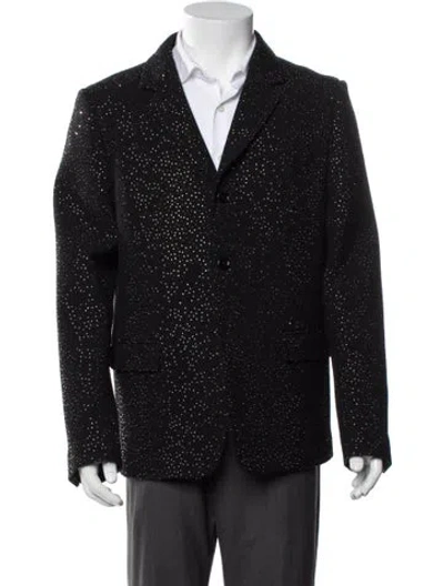Pre-owned Celine Carnaby Wool Blazer W/ Tags In Black