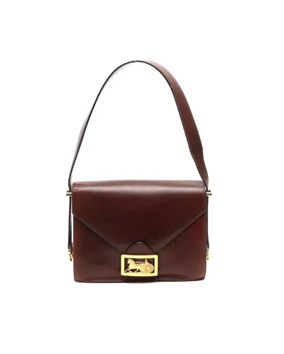 Celine Céline Carriage Bag In Burgundy