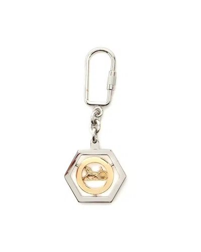 Pre-owned Celine Céline Carriage Bag Charm In Silver