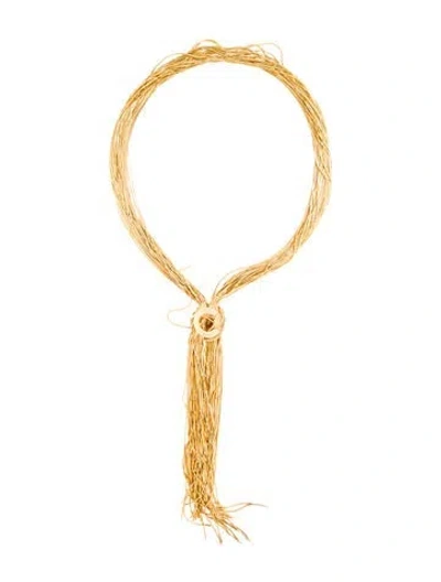 Pre-owned Celine Cascade Long Necklace, 24" In Multicolor