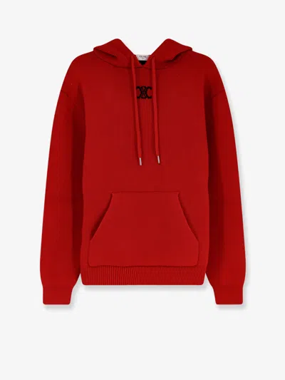 Celine Cashmere And Wool Blend Sweatshirt In Blue