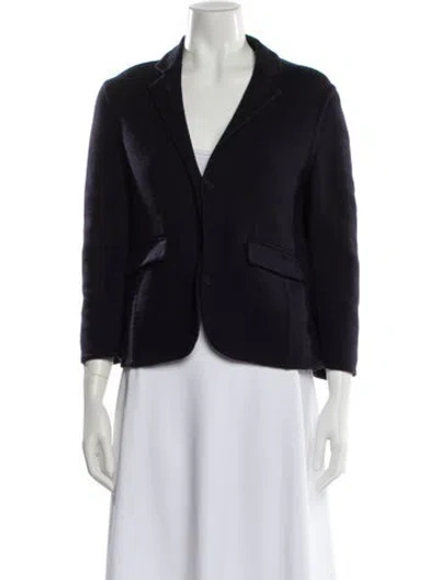 Pre-owned Celine Cashmere Blazer In Blue