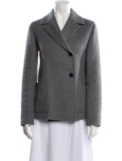 Pre-owned Celine Cashmere Blazer In Gray