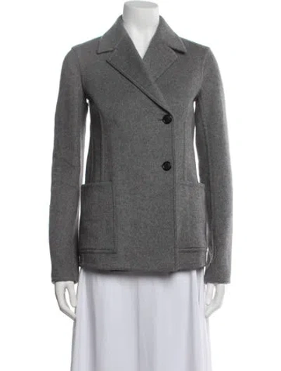 Pre-owned Celine Cashmere Blazer In Grey