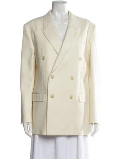 Pre-owned Celine Cashmere Blazer In Neutral