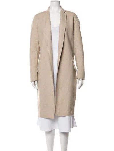 Pre-owned Celine Cashmere Coat In Metallic