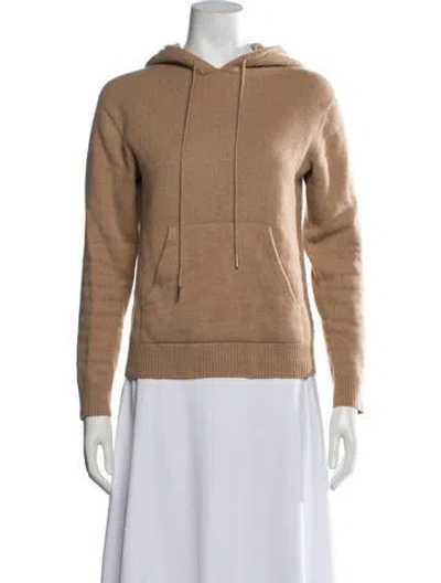 Pre-owned Celine Cashmere Crew Neck Hoodie In Neutrals