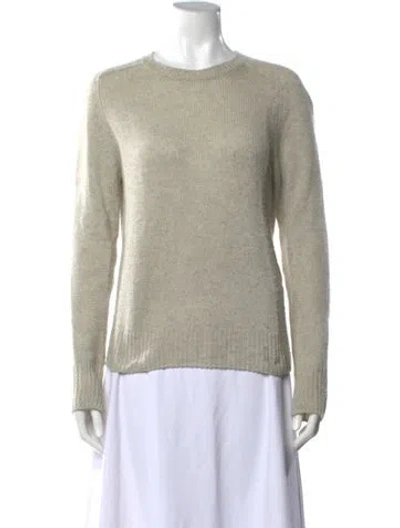 Pre-owned Celine Cashmere Crew Neck Sweater In Gray