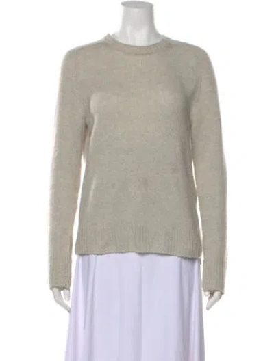 Pre-owned Celine Cashmere Crew Neck Sweater In Gray