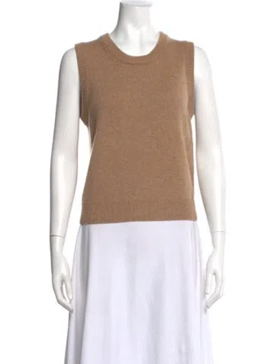 Pre-owned Celine Cashmere Crew Neck Sweater In Neutral