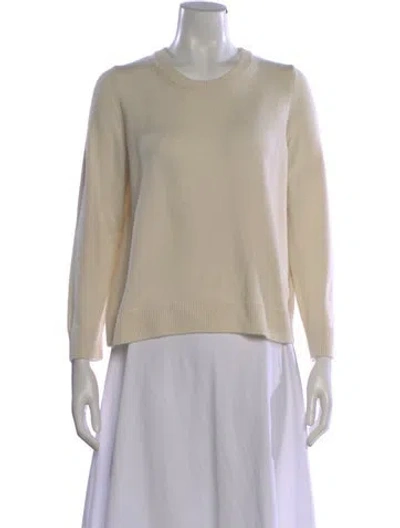 Pre-owned Celine Cashmere Crew Neck Sweater In Neutral