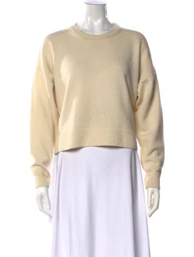 Pre-owned Celine Cashmere Crew Neck Sweater In Neutral