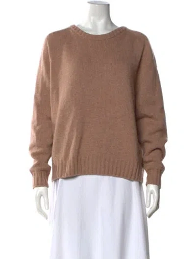 Pre-owned Celine Cashmere Crew Neck Sweater In Neutral