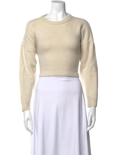 Pre-owned Celine Cashmere Crew Neck Sweater In Neutral