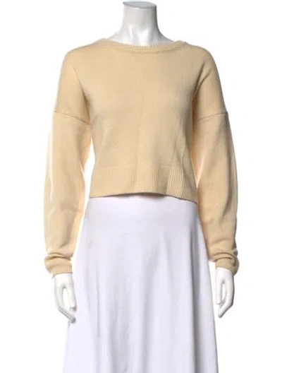 Pre-owned Celine Cashmere Crew Neck Sweater In Neutrals