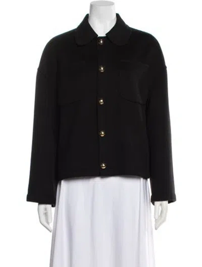 Pre-owned Celine Cashmere Jacket In Black