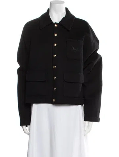 Pre-owned Celine Cashmere Jacket In Black