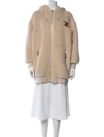 Pre-owned Celine Cashmere Jacket In Neutrals