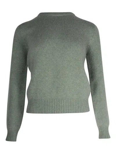 Pre-owned Celine Cashmere Knitted Sweater In Green