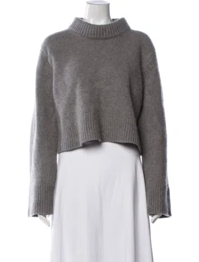 Pre-owned Celine Cashmere Mock Neck Sweater In Neutrals