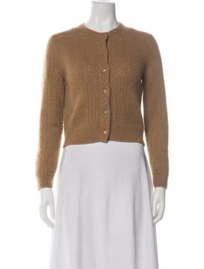 Pre-owned Celine Cashmere Patterned Sweater In Multi