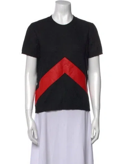 Pre-owned Celine Cashmere Printed Sweater In Black