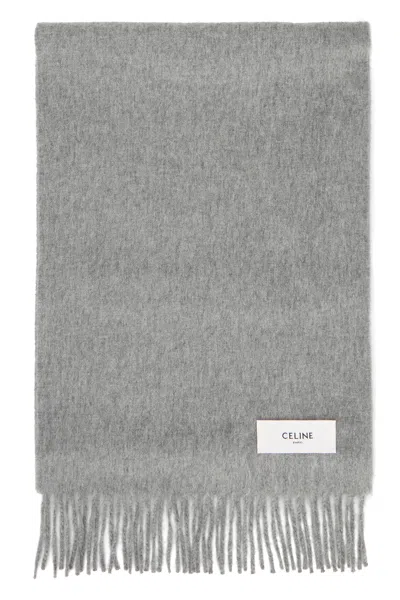 Celine Cashmere Scarf In Brown