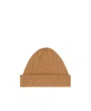Celine Cashmere Silk Wool Cap In Brown