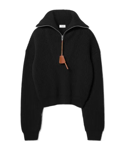 Celine Cashmere Sweater In Black