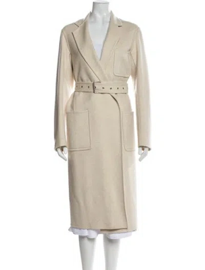 Pre-owned Celine Cashmere Trench Coat In Neutral