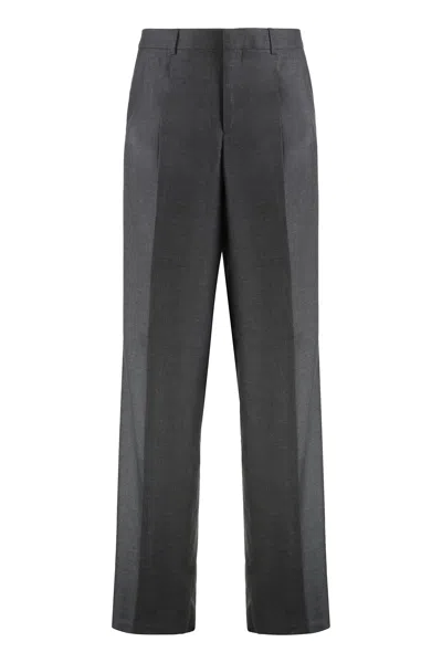 Celine Cashmere Trousers In Gray