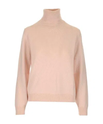 Celine Cashmere Turtleneck Pullover In Nude