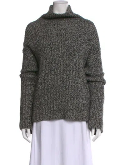 Pre-owned Celine Cashmere Turtleneck Sweater In Black