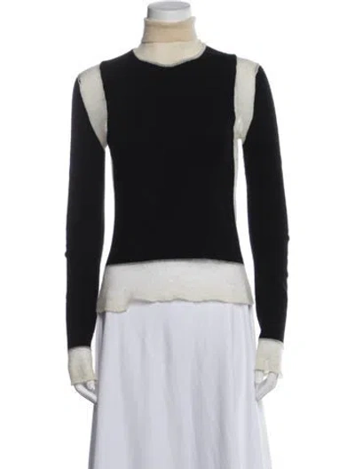 Pre-owned Celine Cashmere Turtleneck Sweater In Black